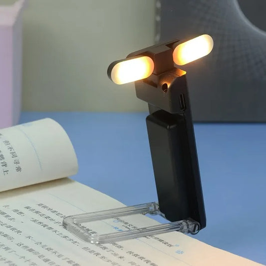 USB Rechargeable Reading Light – Clip-On Portable Bookmark Light